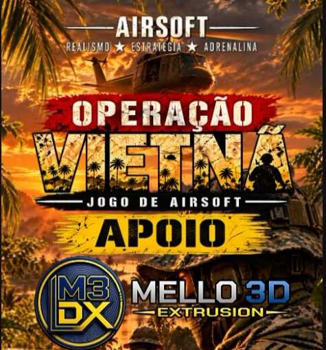 Operação Vietnã 1968 prepara confronto temático de Airsoft no Rio Grande do Sul