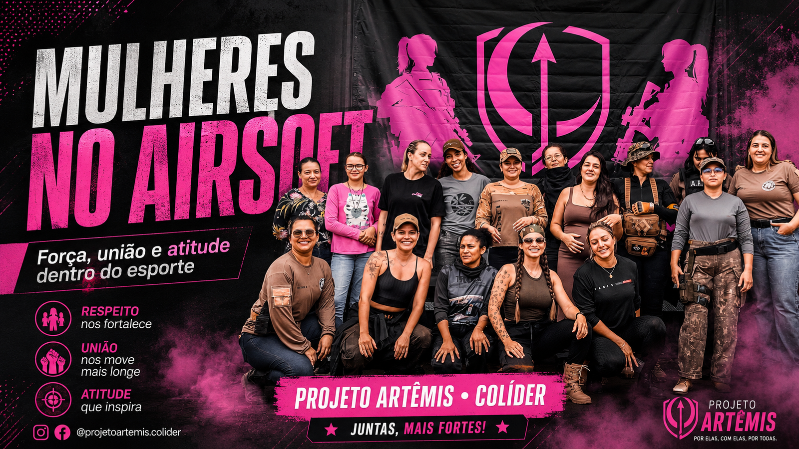 Projeto Artêmis – Mulheres no Airsoft